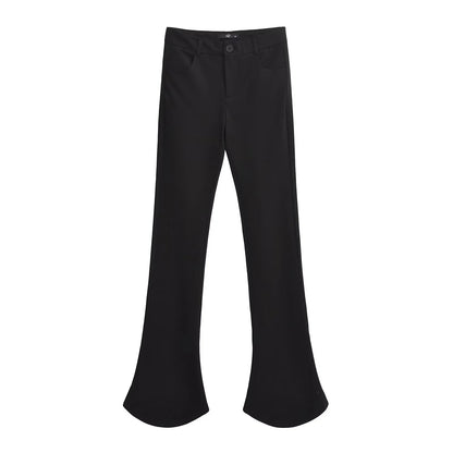 Low waisted suit with horseshoe pants for women