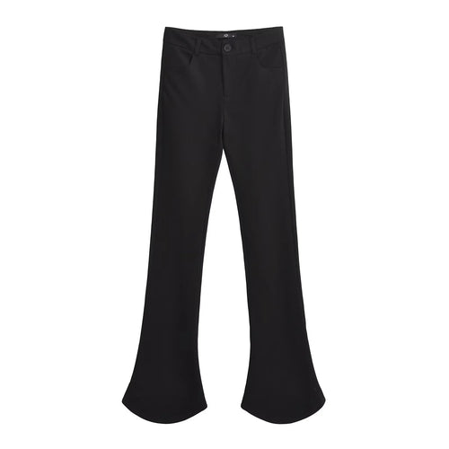 Low waisted suit with horseshoe pants for women