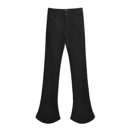 Low waisted suit with horseshoe pants for women