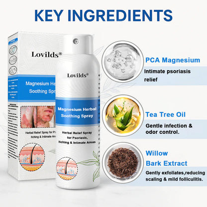 ✅ Official Store: Lovilds® Magnesium Herbal Psoriasis Spray ⚕ FDA Certified (Relieves psoriasis and eczema, improves bacterial infections in the genital area, treats acne and warts, relieves joint pain and neuropathic pain)