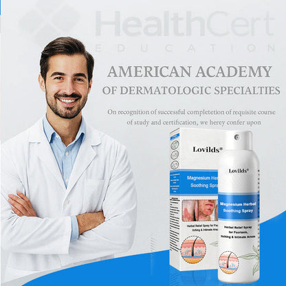 ✅ Official Store: Lovilds® Magnesium Herbal Psoriasis Spray ⚕ FDA Certified (Relieves psoriasis and eczema, improves bacterial infections in the genital area, treats acne and warts, relieves joint pain and neuropathic pain)