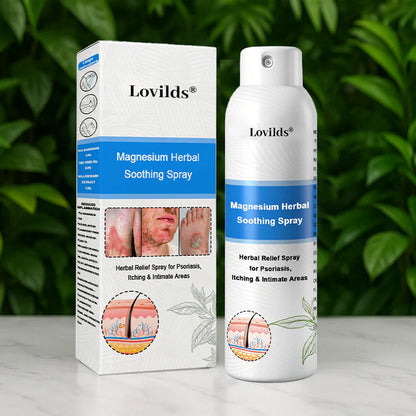 ✅ Official Store: Lovilds® Magnesium Herbal Psoriasis Spray ⚕ FDA Certified (Relieves psoriasis and eczema, improves bacterial infections in the genital area, treats acne and warts, relieves joint pain and neuropathic pain)