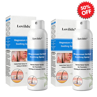 ✅ Official Store: Lovilds® Magnesium Herbal Psoriasis Spray ⚕ FDA Certified (Relieves psoriasis and eczema, improves bacterial infections in the genital area, treats acne and warts, relieves joint pain and neuropathic pain)