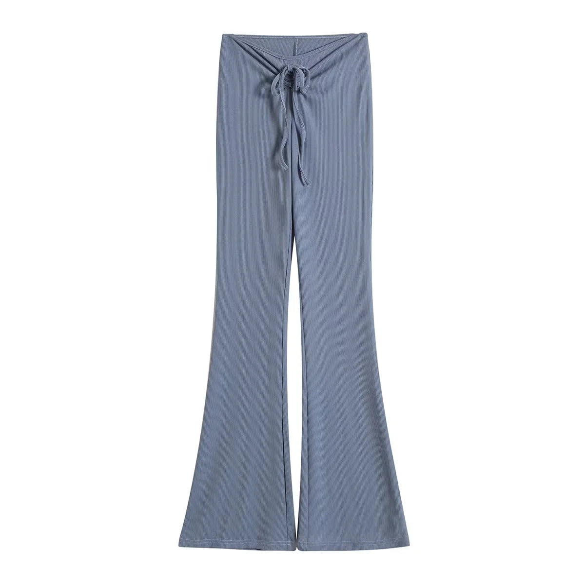 Women's slim fit pleated lace up casual pants