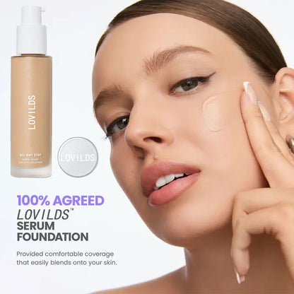 Last 50 bottles, limited-time offer! 🔥LOVILDS™ All-day freshness and comfort! Try our new essence foundation.